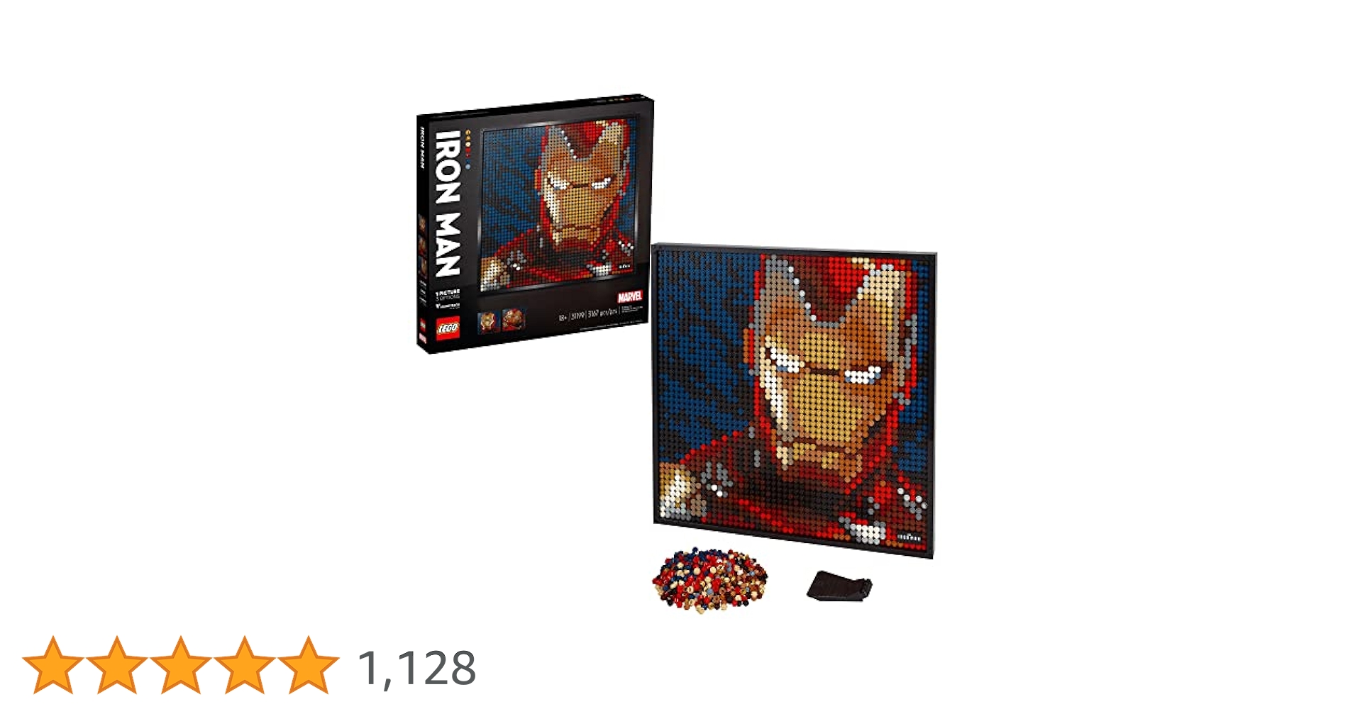 アイアンマン レゴアート 完成品 LEGOアート アイアンマン📦✨超力作】ついにレゴアート3つ買っ